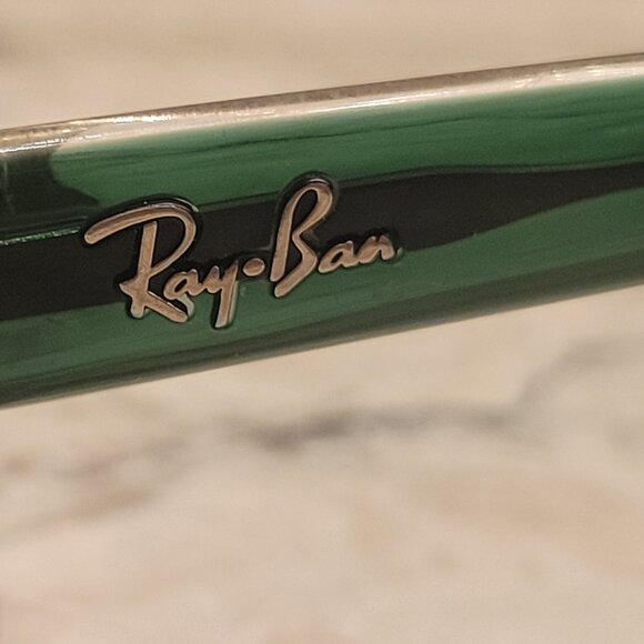 RAY BAN RAYBAN CAT EYE RB 5242 516 EYEGLASSES FRAMES Y2K CLEAR GREEN 53-18-140 - Picture 8 of 14
